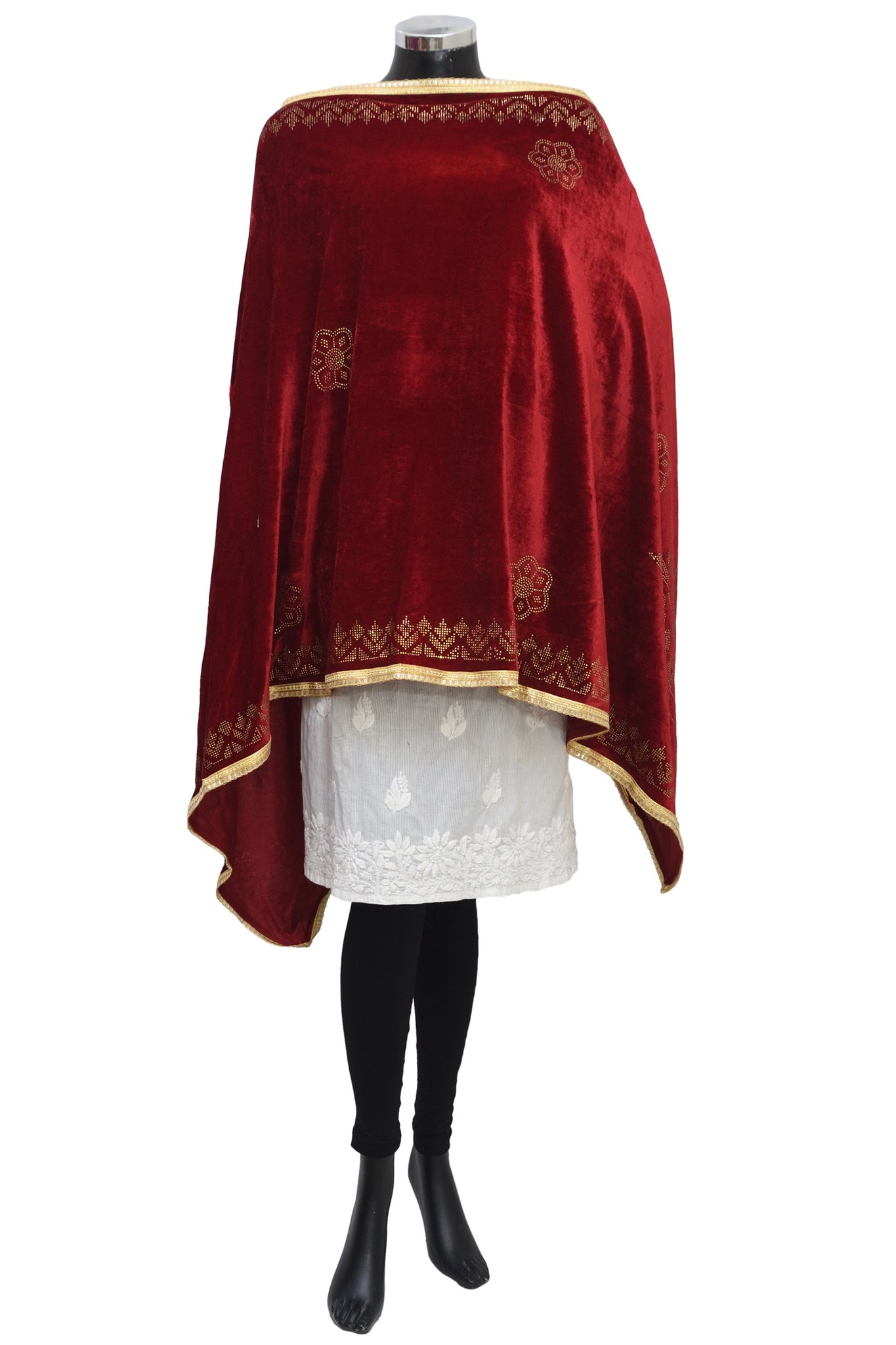 Velvet shawl #fdn1646-151